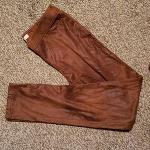 Suede Leggings